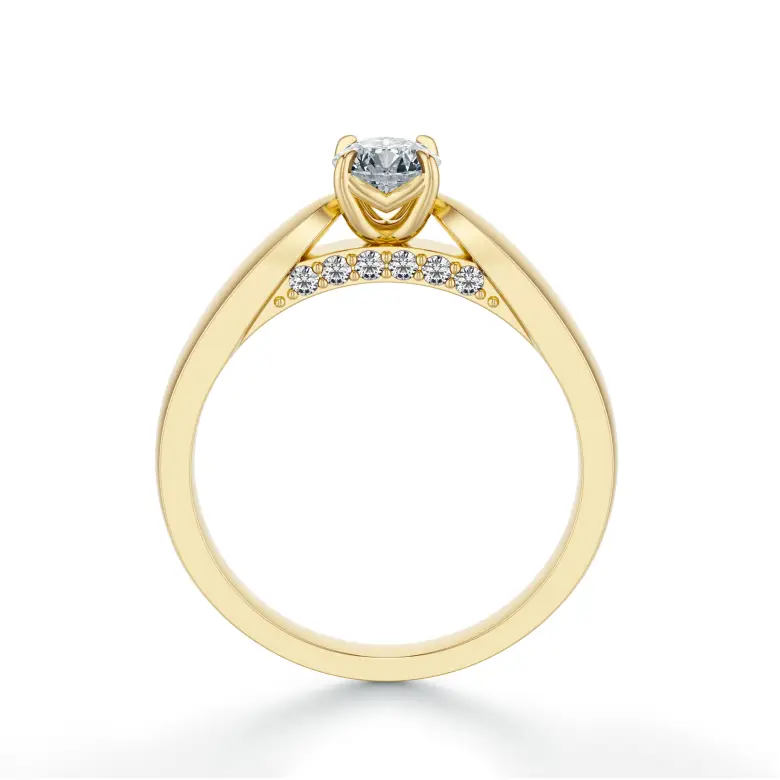 Pierścionek z małym diamentem 0.30ct SBPZ_046